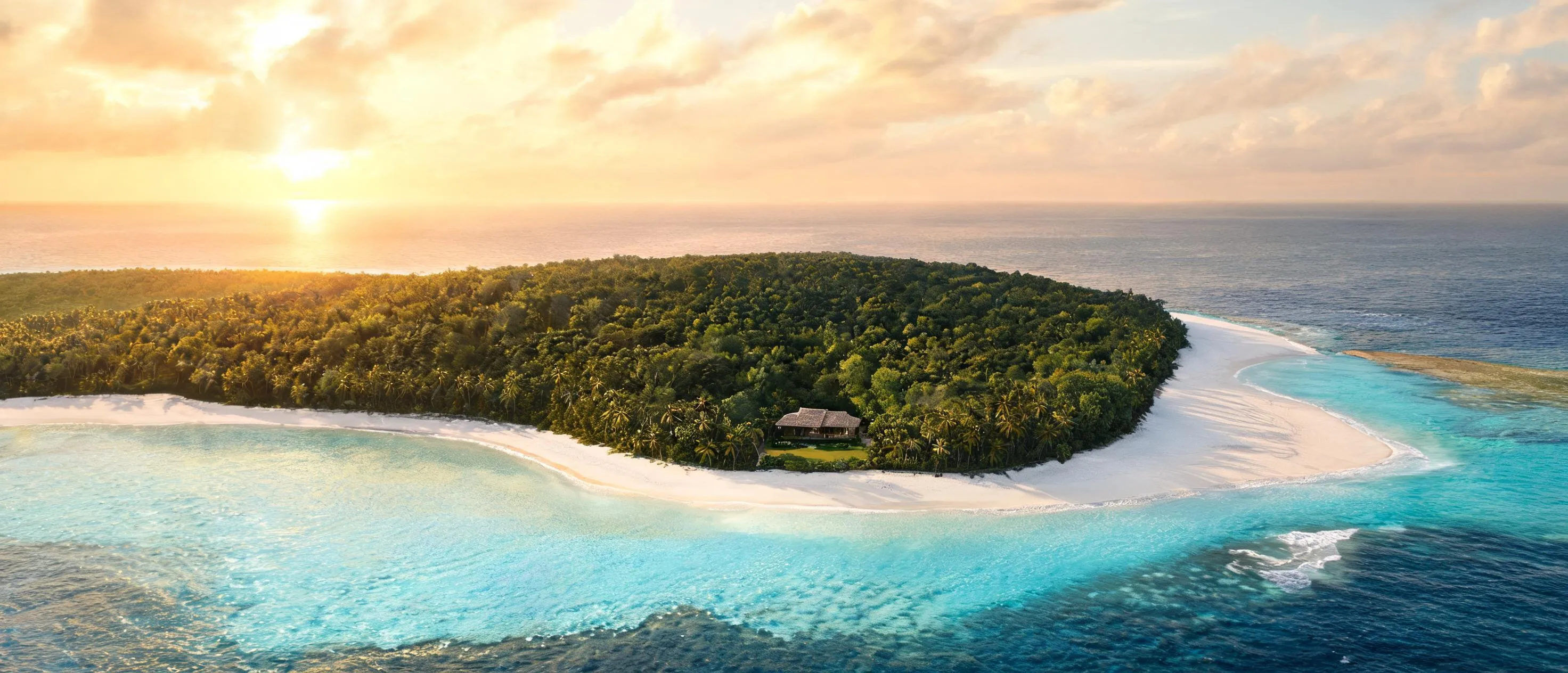 A secluded private island in the Philippines